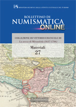 Bollettino di Numismatica on line - Materiali, n. 27-2015