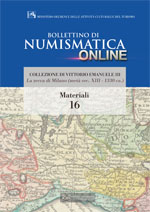 Bollettino di Numismatica on line - Materiali, n. 16-2014