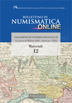 Bollettino di Numismatica on line - Materiali, n. 12-2013