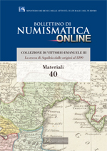 Bollettino di Numismatica on line - Materiali, n. 40-2016