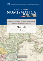 Bollettino di Numismatica on line - Materiali, n. 41-2016