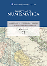 Bollettino di Numismatica - Materiali, n. 63-2018