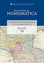 Bollettino di Numismatica - Materiali, n. 70-2018