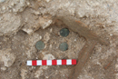 Brescia, Monastero di Sant'Eufemia: alcune delle monete rivenute. 